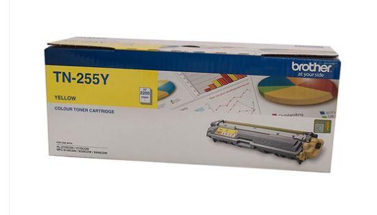 Brother TN255 Yellow Toner Cartridge