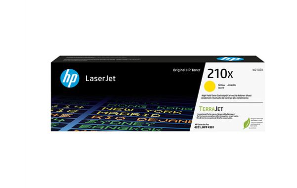 HP #210X Yellow Toner Cartridge W2102X