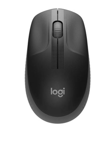 Logitech M190 Full-Size Wireless Mouse Charcoal