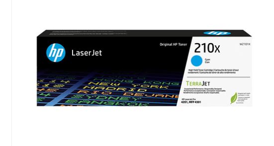 HP #210X Cyan Toner Cartridge W2101X