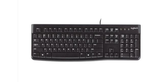 Logitech K120 Wired Full Size USB Keyboard