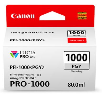 Canon PFI1000 Photo Grey Ink Cartridge