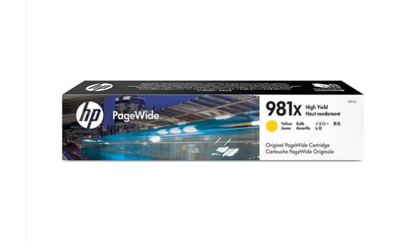 HP #981X Yellow Ink Cartridge L0R11A