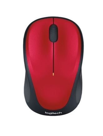 Logitech M235 Wireless Mouse (Red)