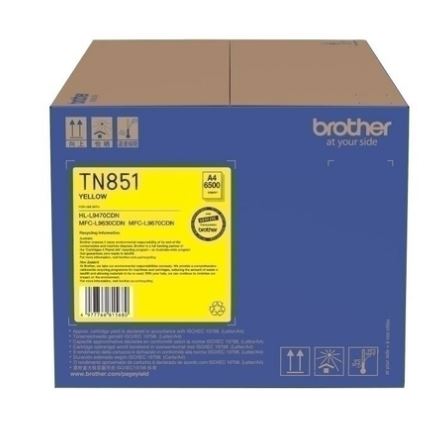 Brother TN851 Yellow Toner Cartridge
