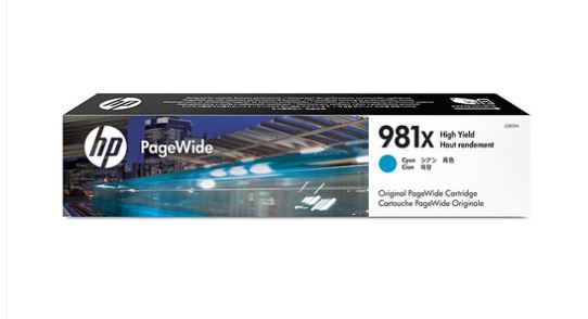 HP #981X Cyan Ink Cartridge L0R09A