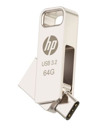 HP x206C OTG USB A & C 3.2 Flash Drive 64GB