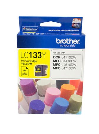 Brother LC133 Yellow Ink Cartridge