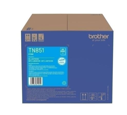 Brother TN851 Cyan Toner Cartridge
