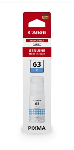 Canon GI63 Cyan Ink Bottle