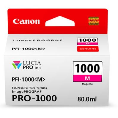 Canon PFI1000 Magenta Ink Cartridge