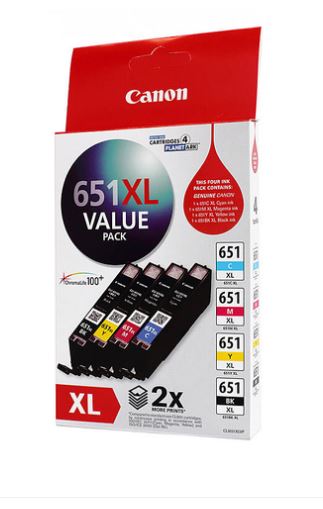 Canon CLI651XL Ink Value Pack
