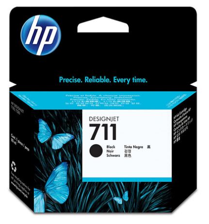 HP #711B 80ml Black Ink Cartridge 3WX01A
