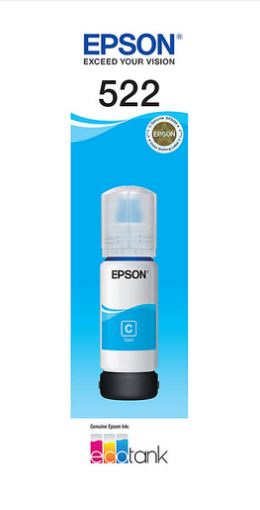 Epson T522 Cyan EcoTank Bottle