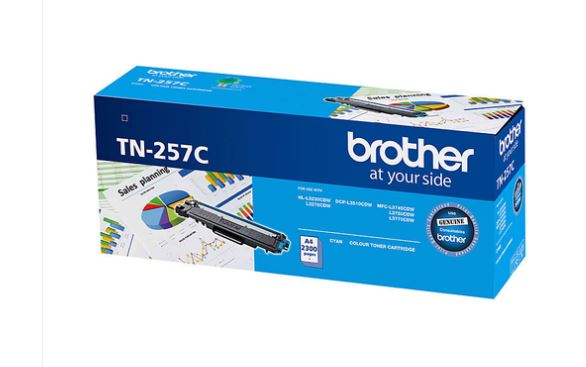 Brother TN257 Cyan Toner Cartridge
