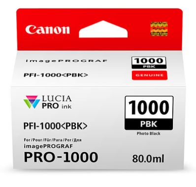 Canon PFI1000 Photo Black Ink Cartridge