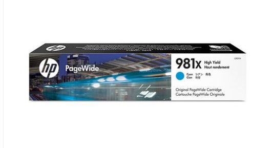 HP #981X Cyan Ink Cartridge L0R09A