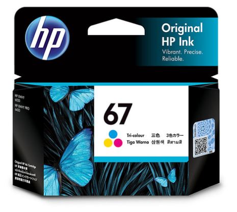 HP #67 Tri Color Ink Cartridge 3YM55AA