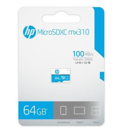 HP MicroSD U1 64GB (No Adapter) [HFUD064-1U1BA-N]