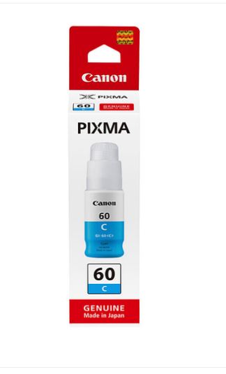 Canon GI60 Cyan Ink Bottle