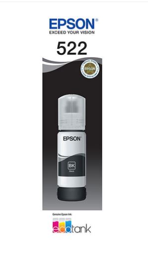 Epson T522 Black EcoTank Bottle
