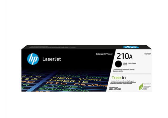 HP #210A Black Toner Cartridge W2100A